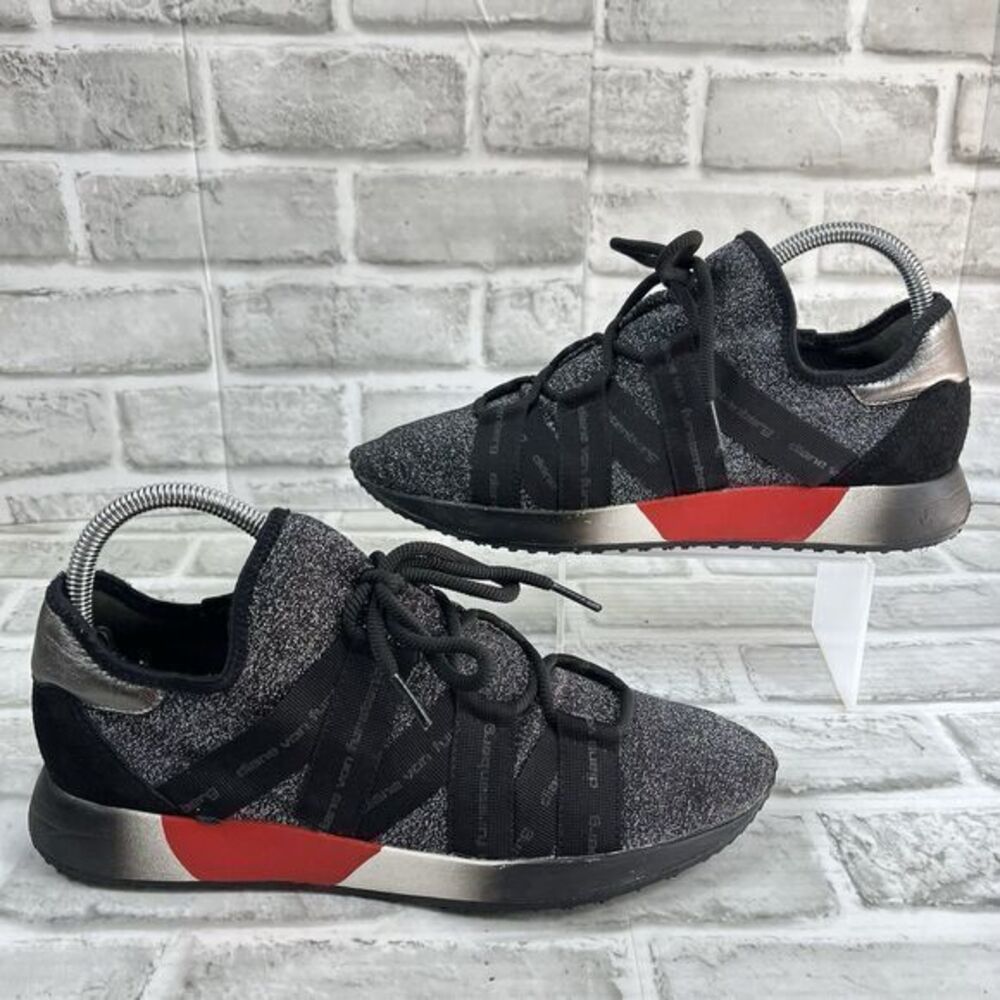 Diane Von Furstenberg Women’s Size 8 Pandora Canvas Metallic Sneaker